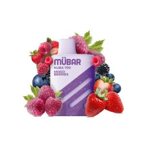 VAPER DESECHABLE MUBAR KUBA MIXED BERRIES CON NICOTINA