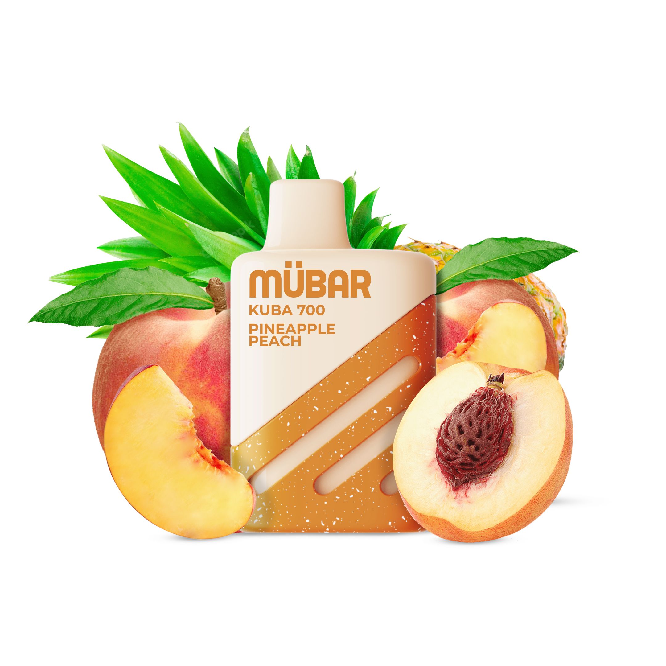 VAPER MÜBAR KUBA PINEAPPLE PEACH CON NICOTINA