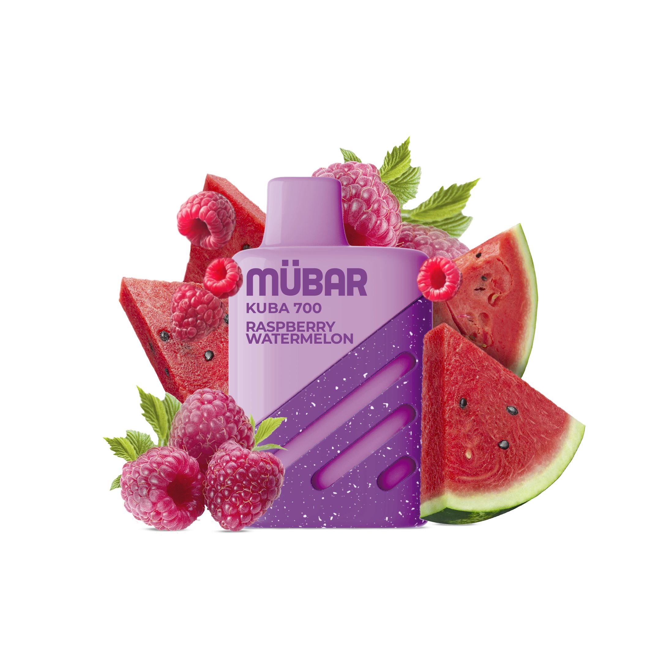 VAPER DESECHABLE MÜBAR KUBA RASPBERRY WATERMELON CON NICOTINA