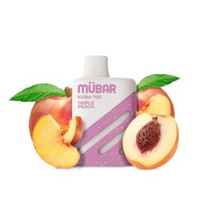 VAPER DESECHABLE MÜBAR KUBA TRIPLE PEACH CON NICOTINA