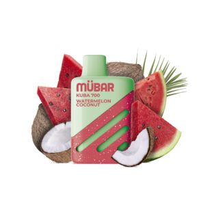 VAPER DESECHABLE MUBAR KUBA WATERMELON COCONUT CON NICOTINA